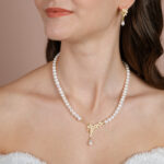 Gerçek Doğal İnci Set - ST033 14 Ayar Altın Renk