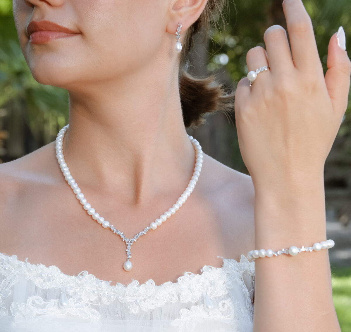 Gerçek Doğal İnci Set – ST045 - Görsel 2