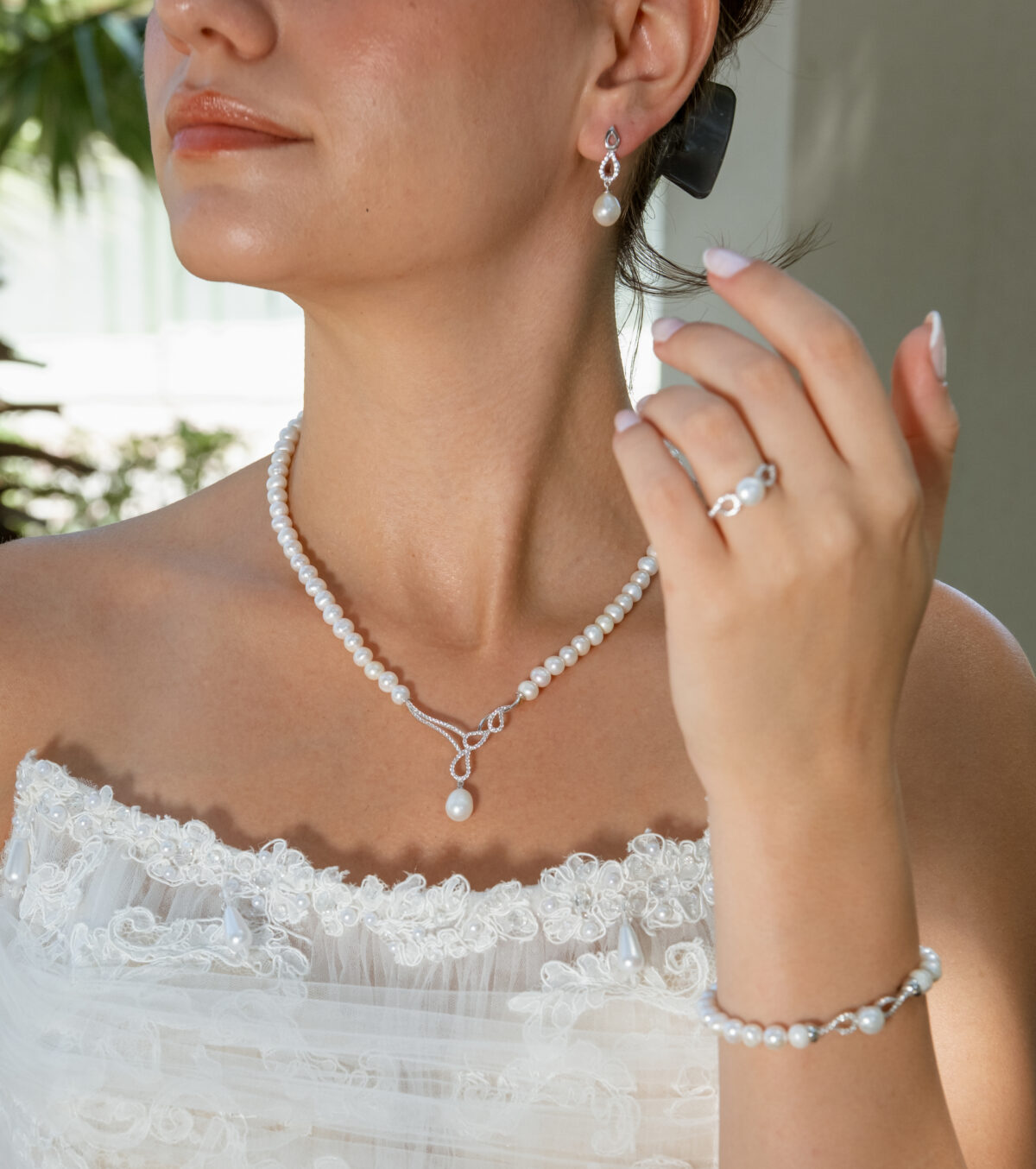 Gerçek Doğal İnci Set – ST075 - Görsel 2