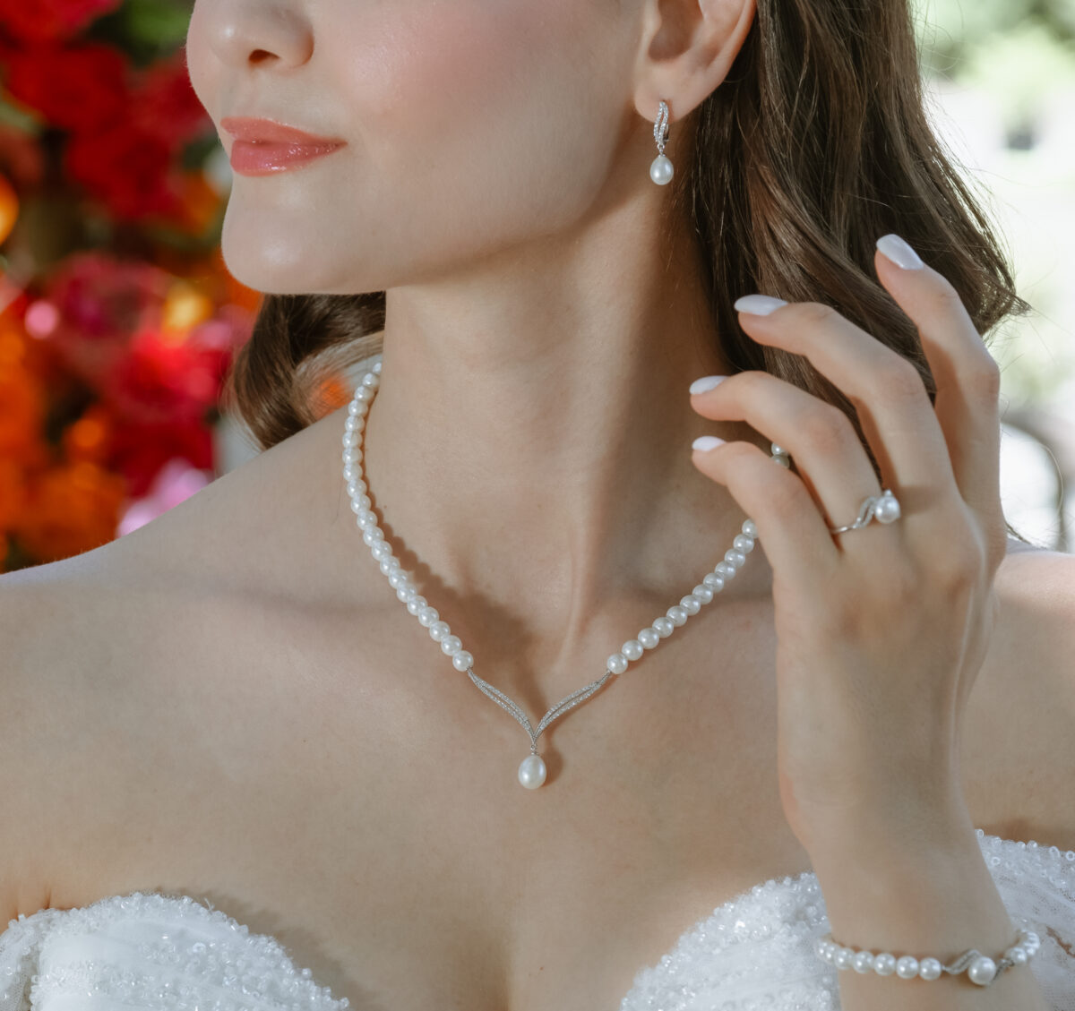 Gerçek Doğal İnci Set – ST064 - Görsel 2