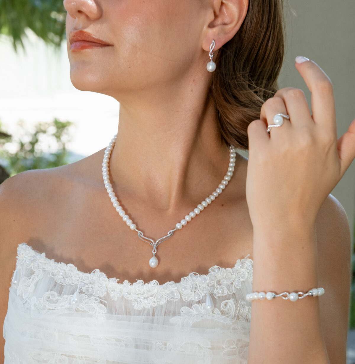 Gerçek Doğal İnci Set – ST086 - Görsel 2