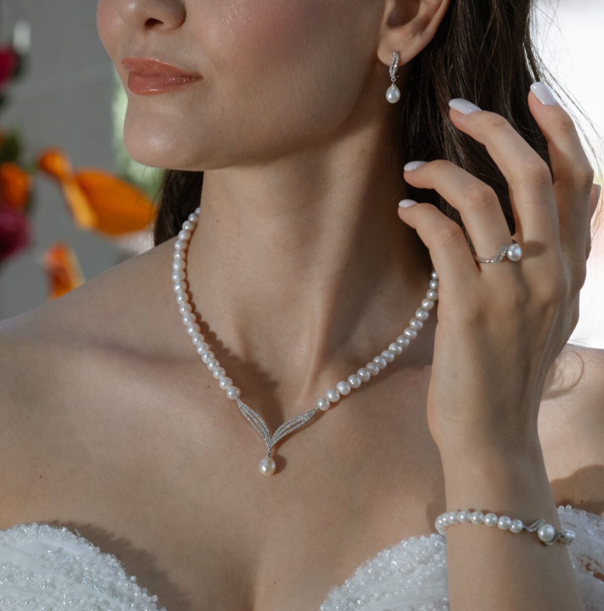 Gerçek Doğal İnci Set – ST076 - Görsel 2