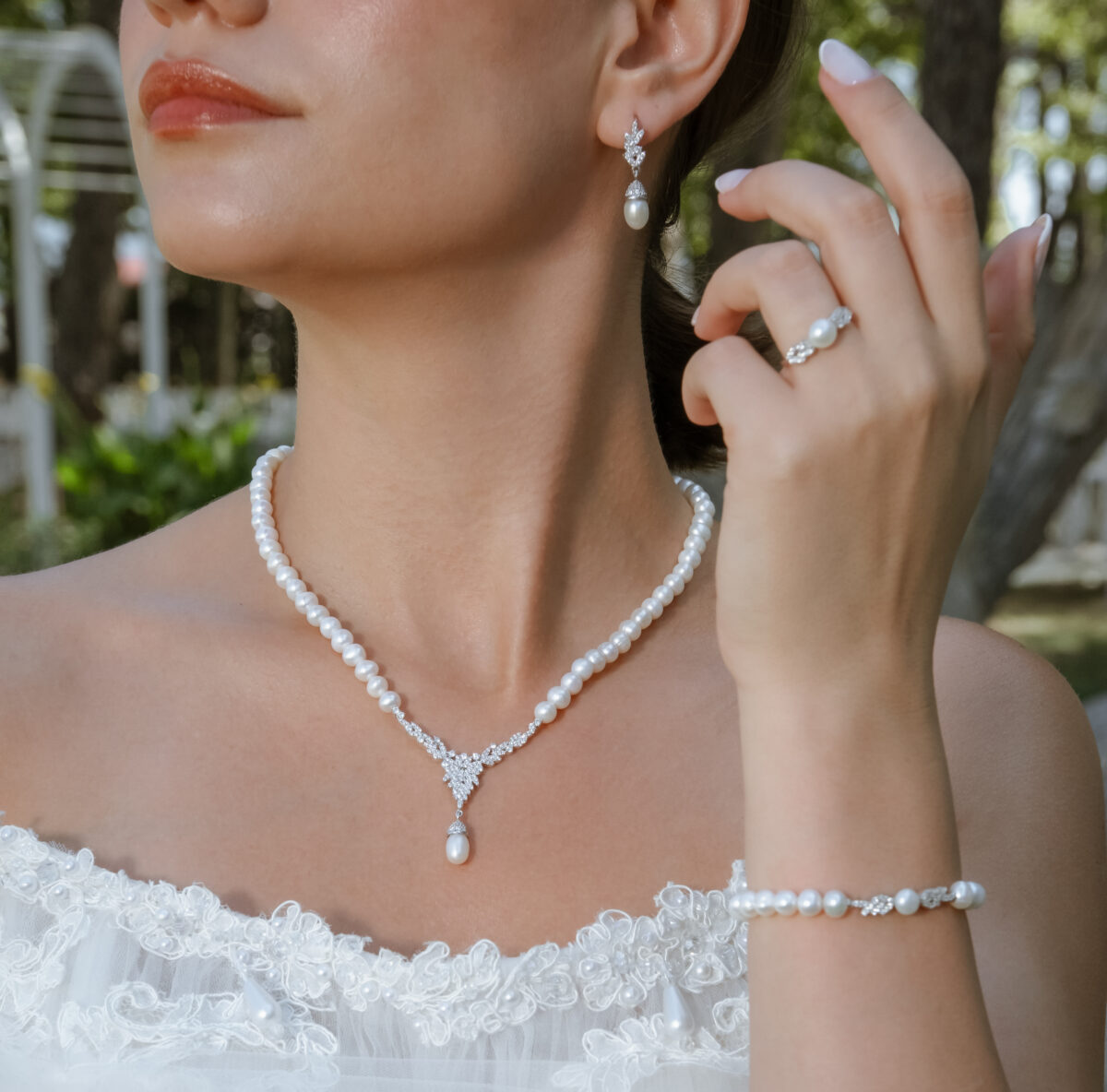Gerçek Doğal İnci Set – ST008 - Görsel 2