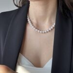 İnci Yonca Kolye – KLY0104 9 MM Doğal Gerçek İnci Kolye